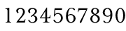 Mrs Eaves Lining Tabular Numbers