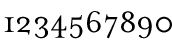 Mrs Eaves Old Style Proportional Numbers