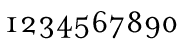Mrs Eaves Old Style Tabular Numbers