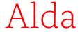 Alda