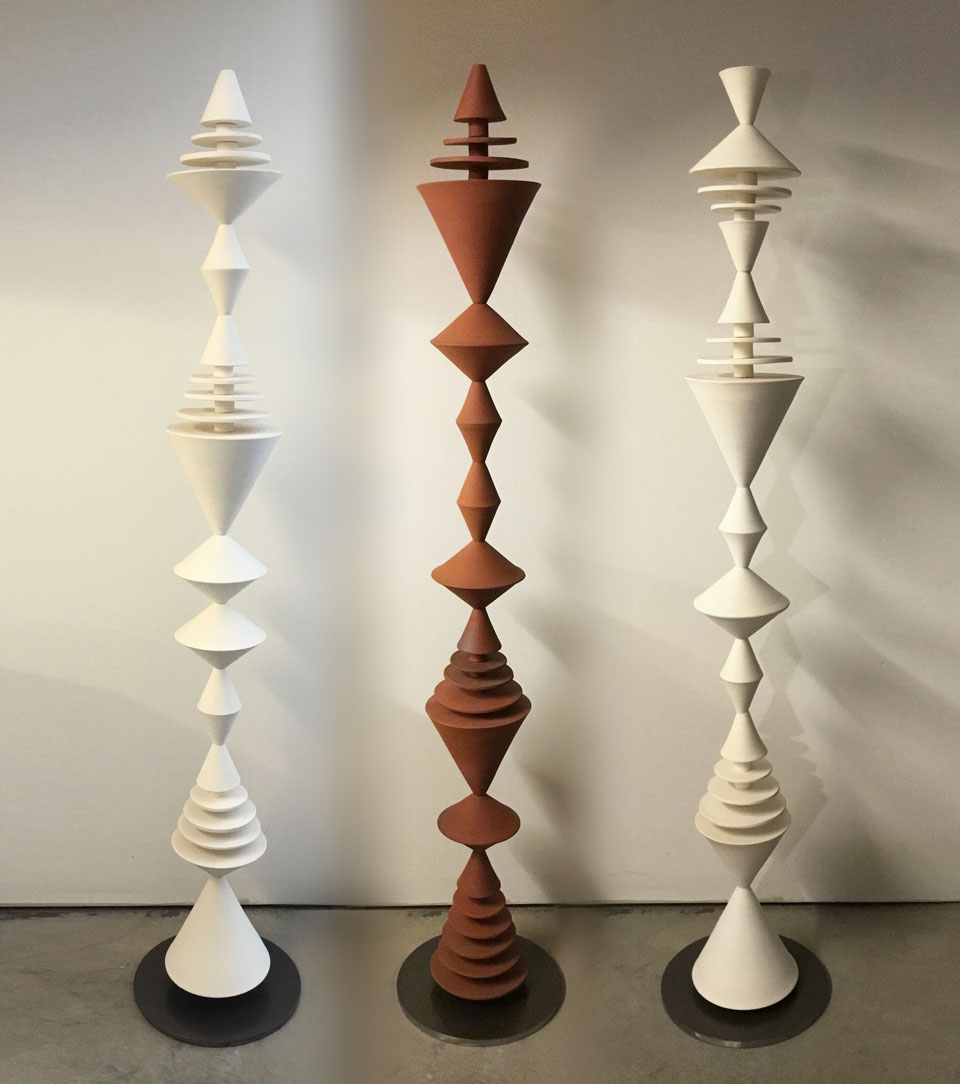 Ceramic Garden Cones by Zuzana Licko 4