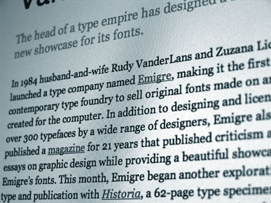 Emigre Featured on Fast Company Website