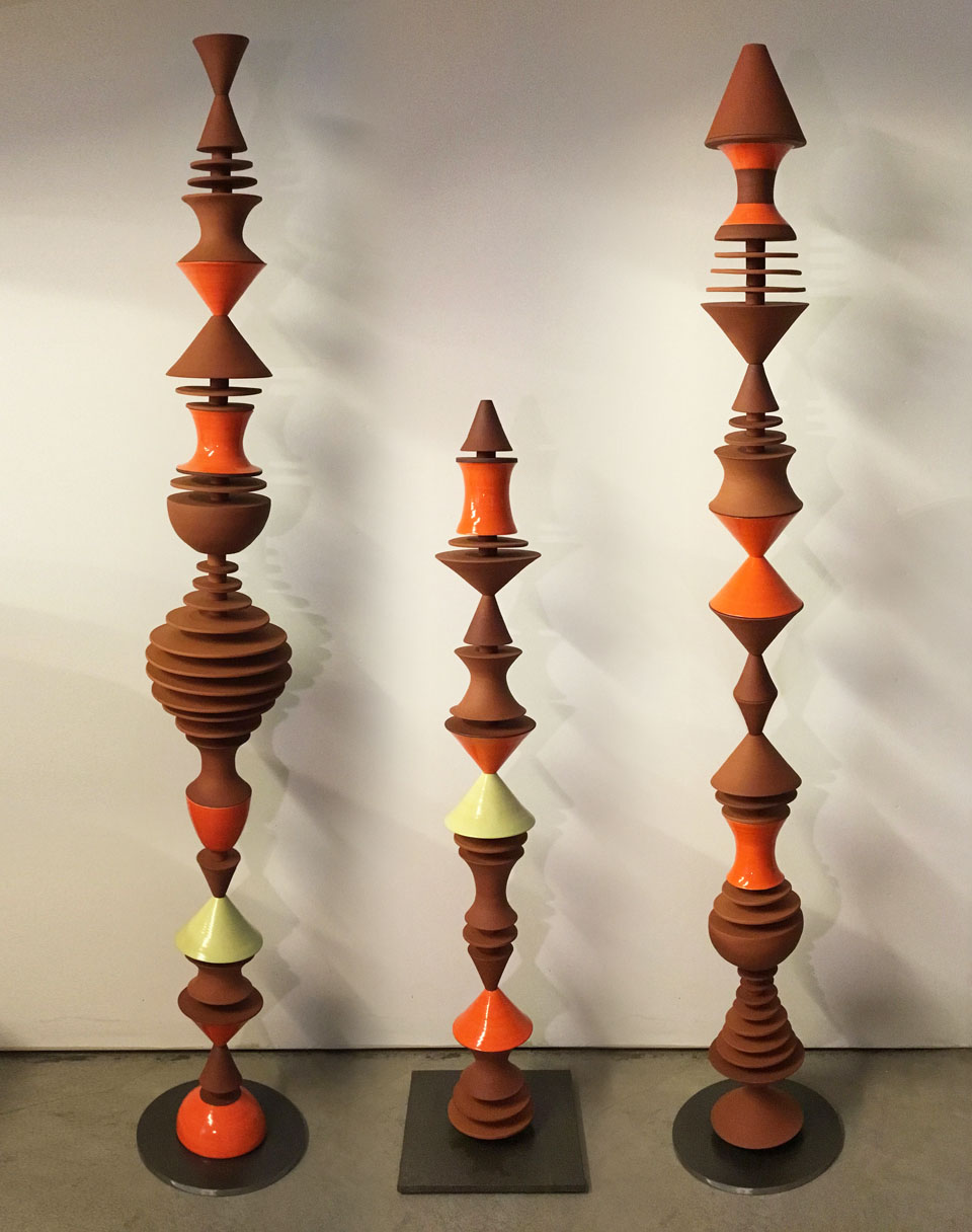 Ceramic Garden Cones by Zuzana Licko 3