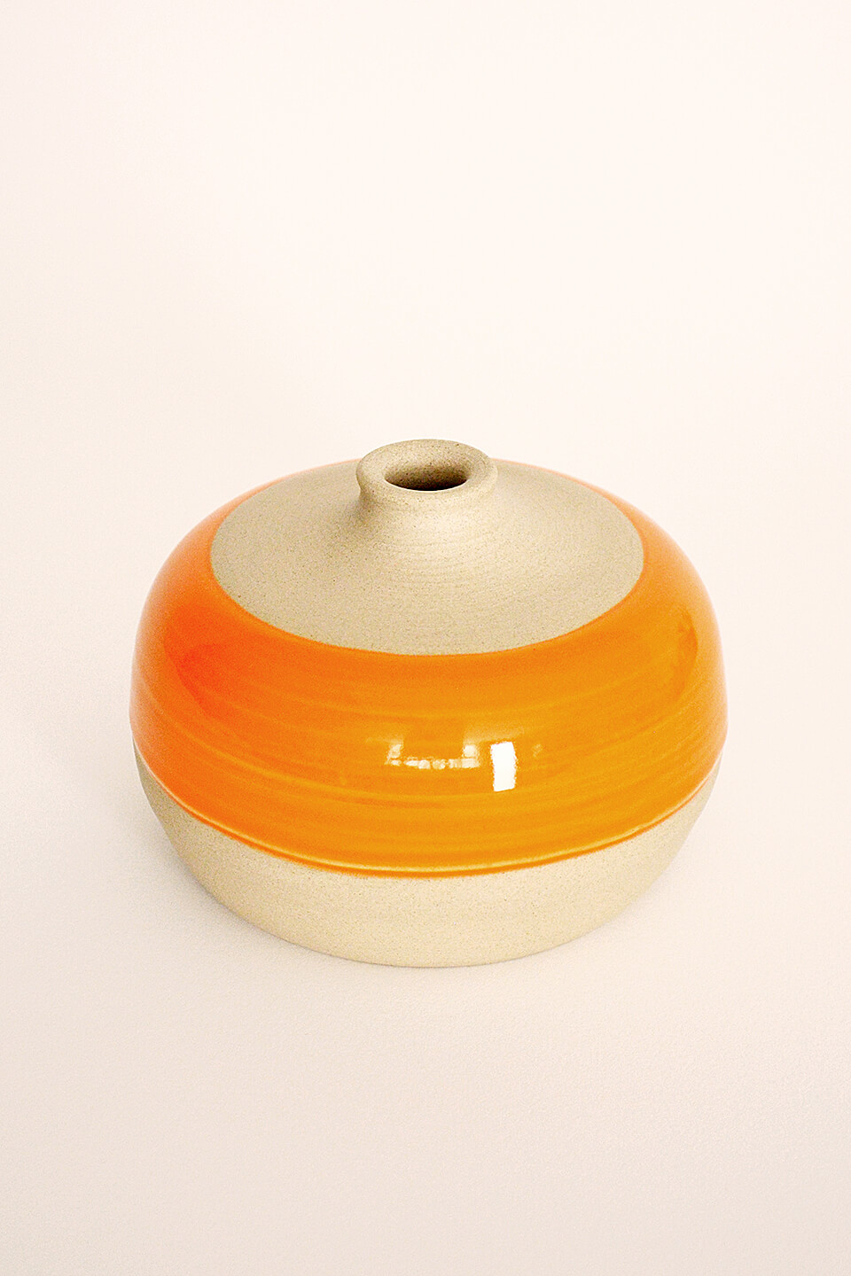 Orange Ceramic Vase No. 627