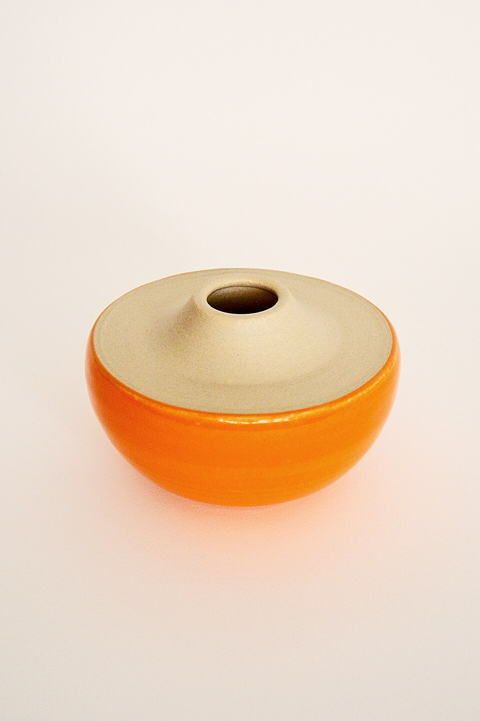 Orange Ceramic Vase No. 632