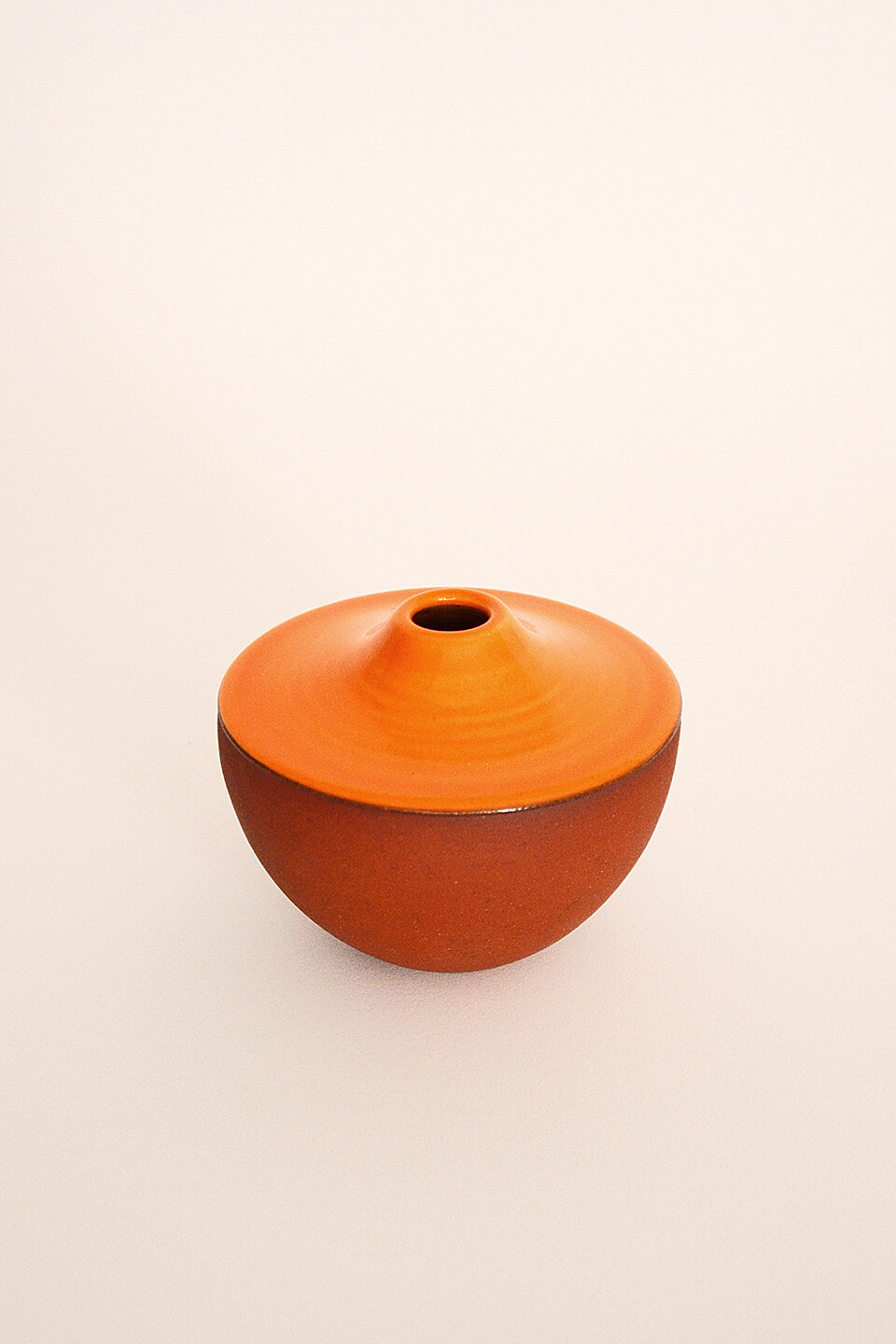 Orange Ceramic Vase No. 648