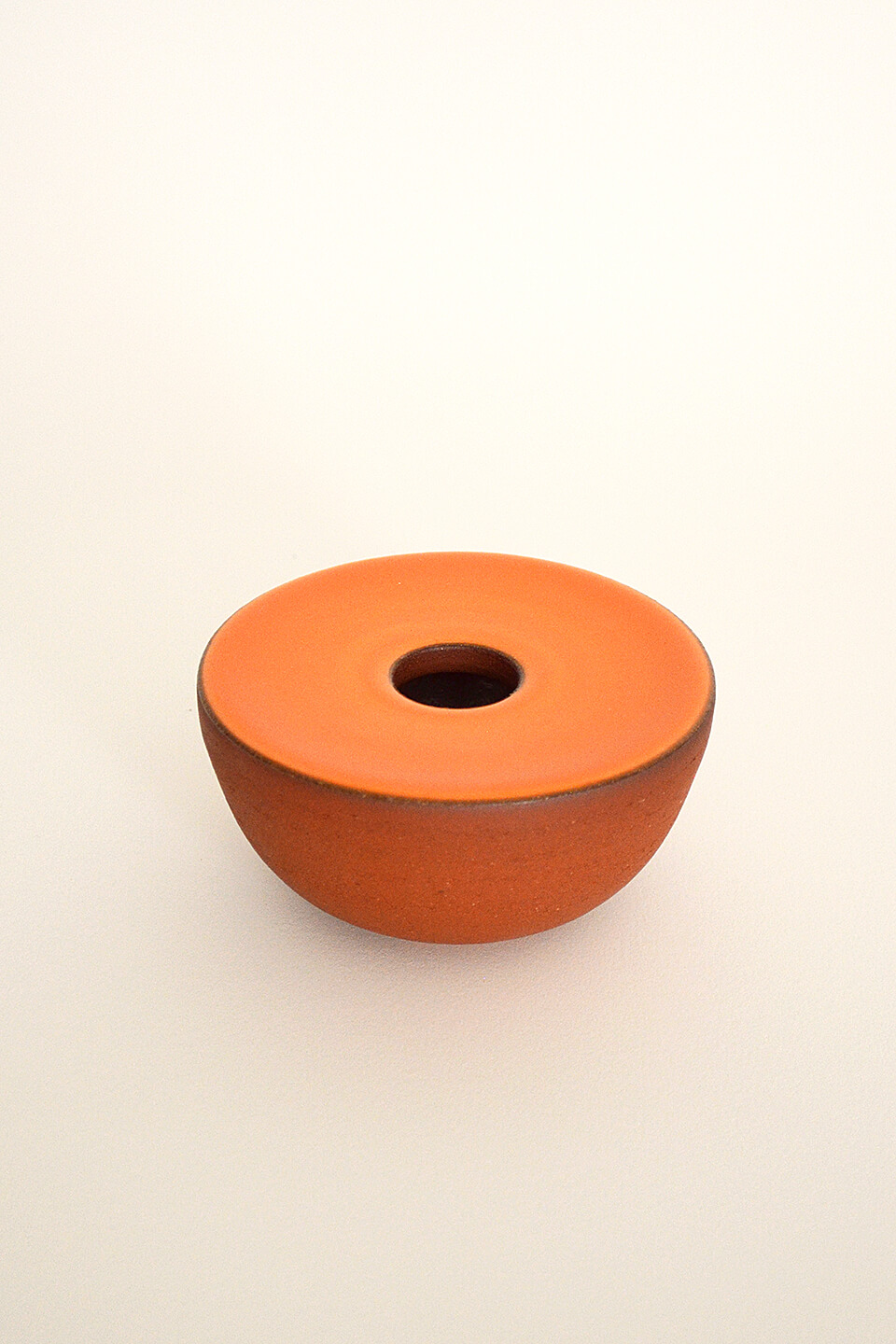 Orange Ceramic Vase No. 658