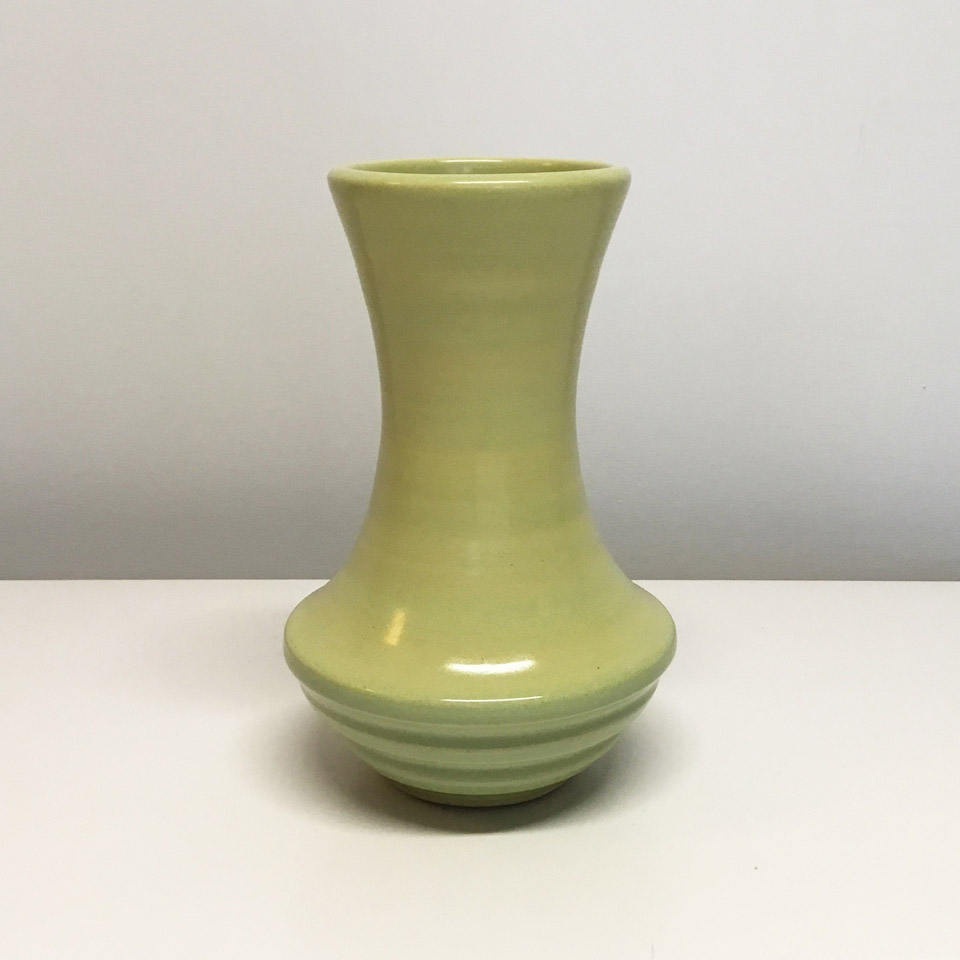 Green And Aqua Ceramic Vase No. 667
