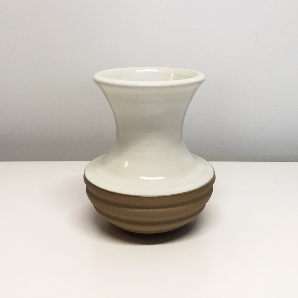 White Ceramic Vase No. 672