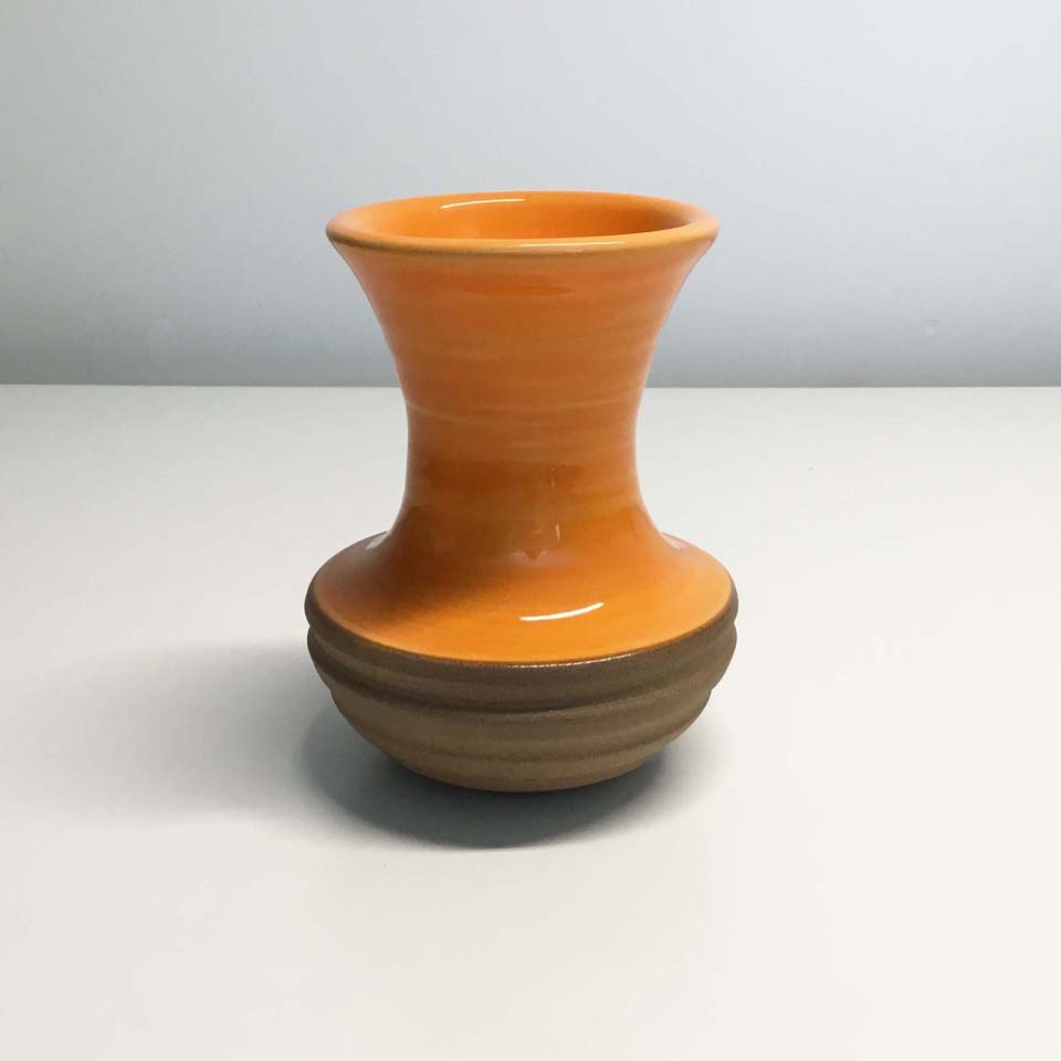 Orange Ceramic Vase No. 684