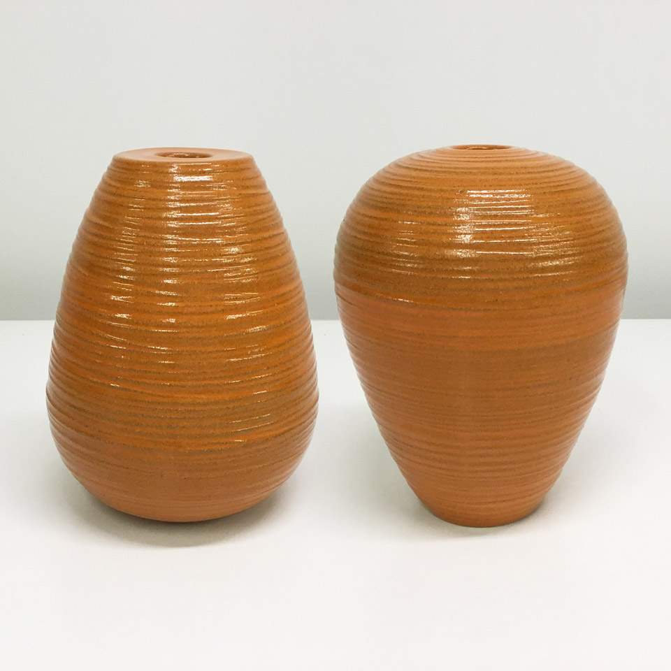Set Of 2 Ceramic Vases No. 777