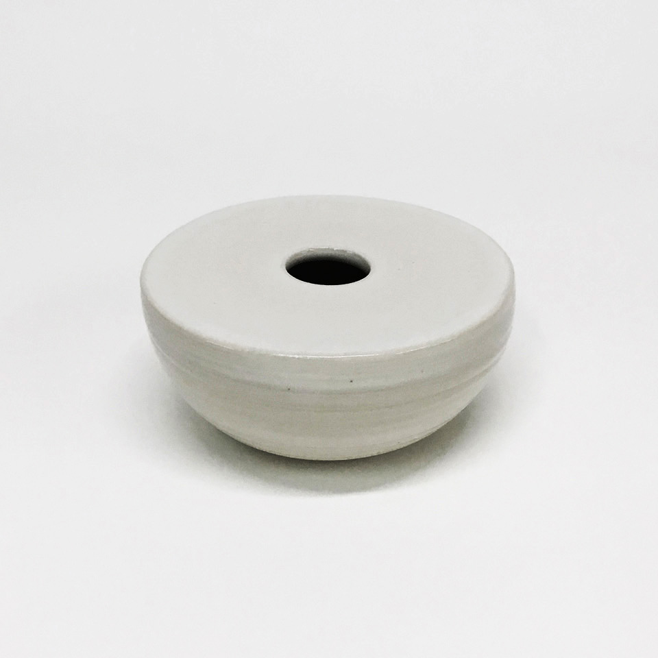 White Ceramic Bud Vase No. 902