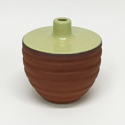 Yellow Green Ceramic Vase No. 903