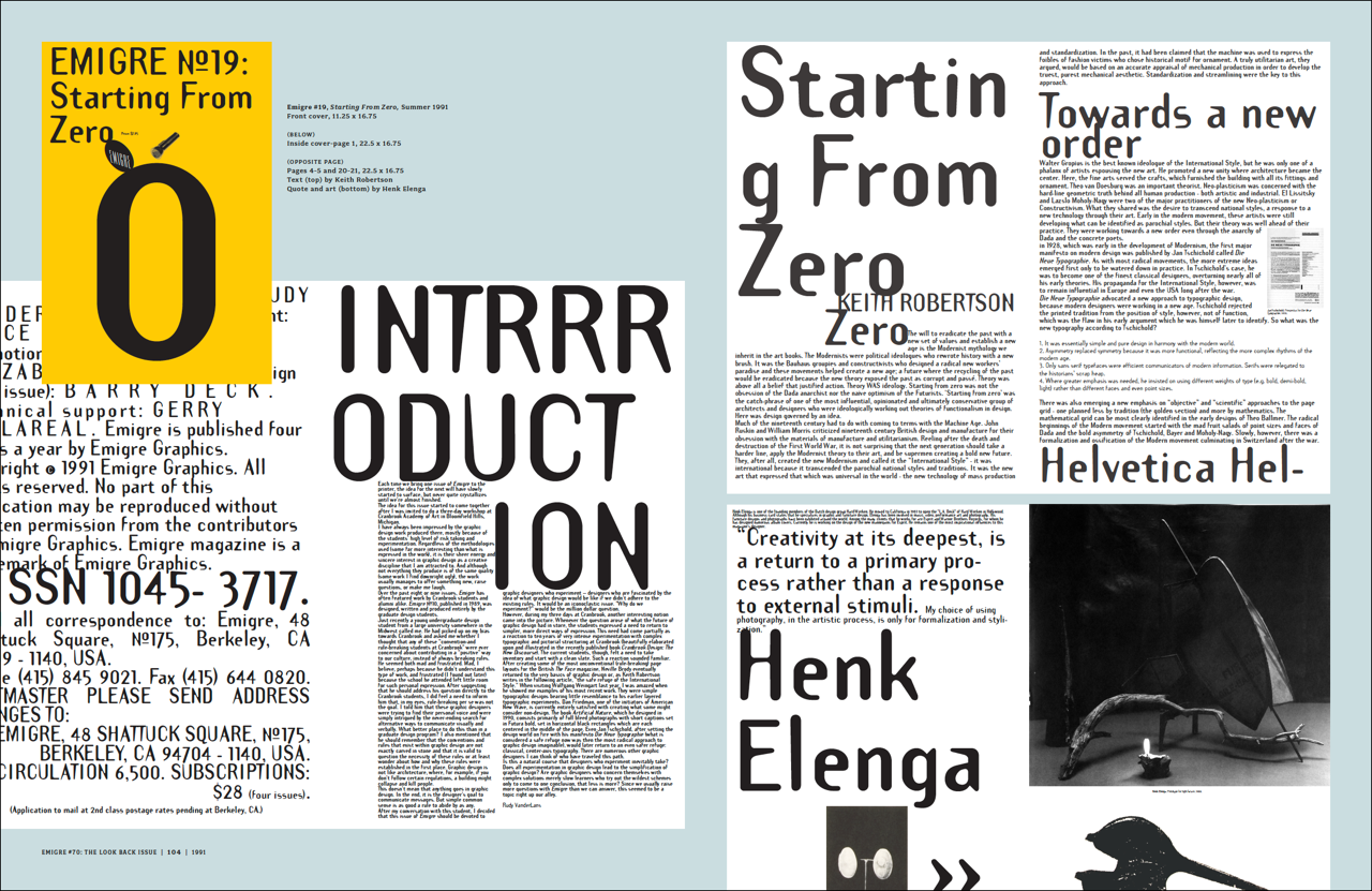 Emigre 70 image #1