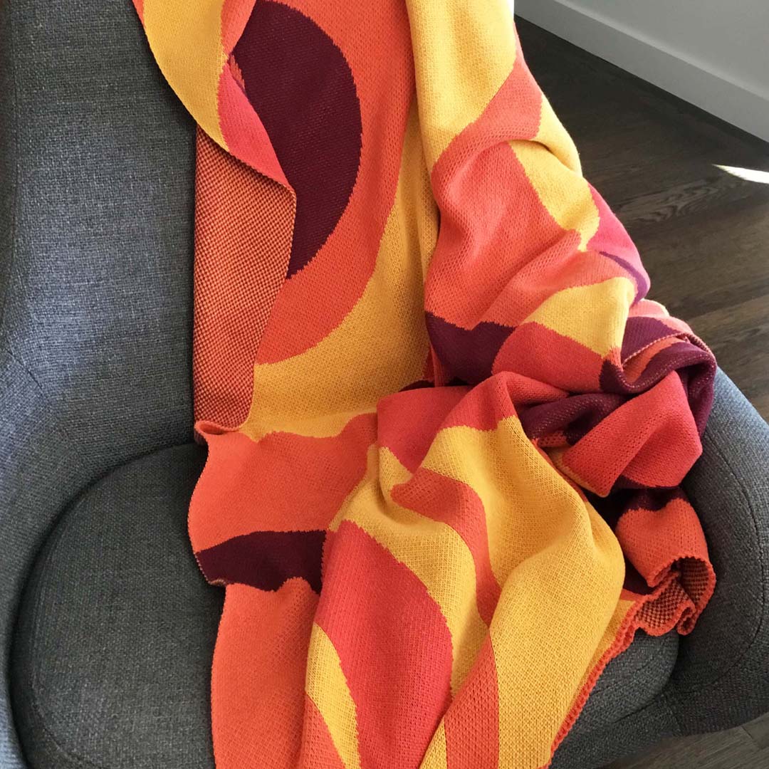 WLetter O Throw Blanket