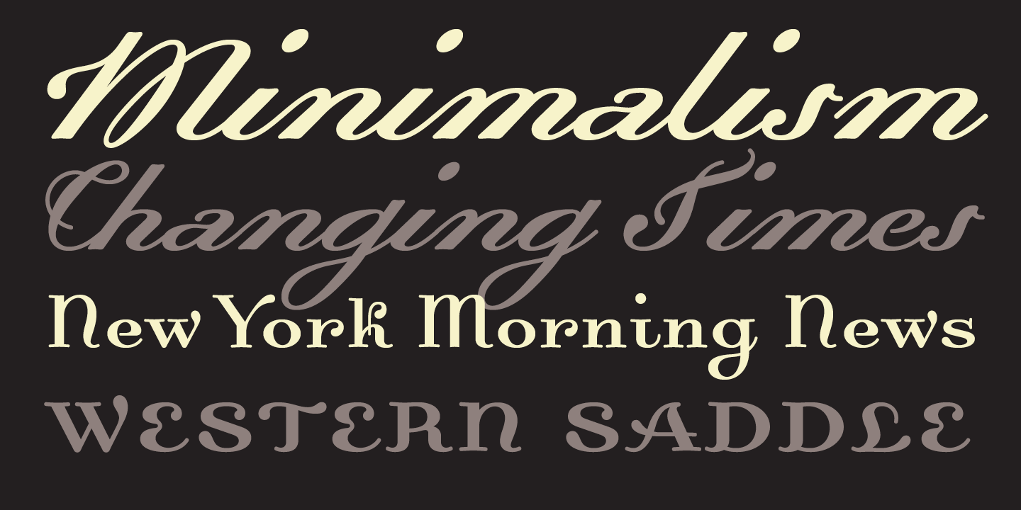 Dalliance Font Sample 3