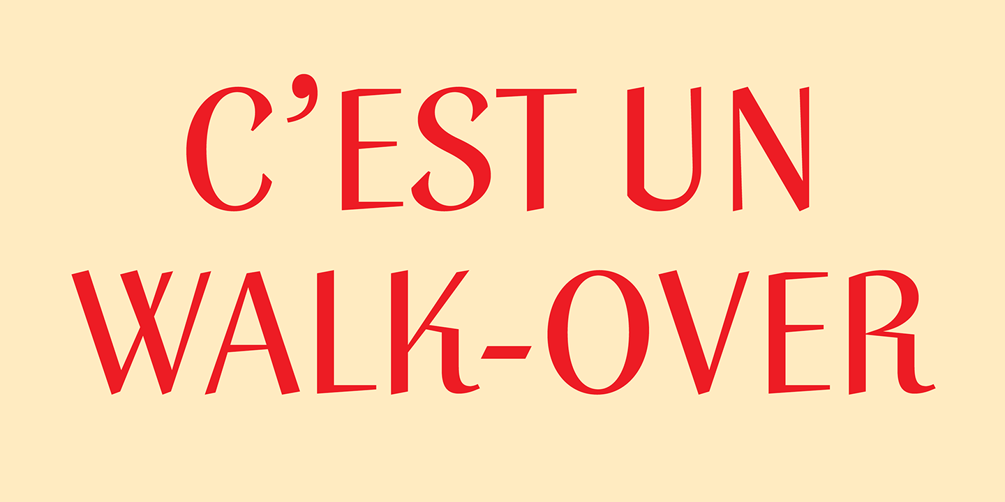 Franglais Font Sample 2