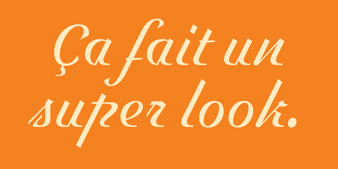 Franglais Font Sample 3