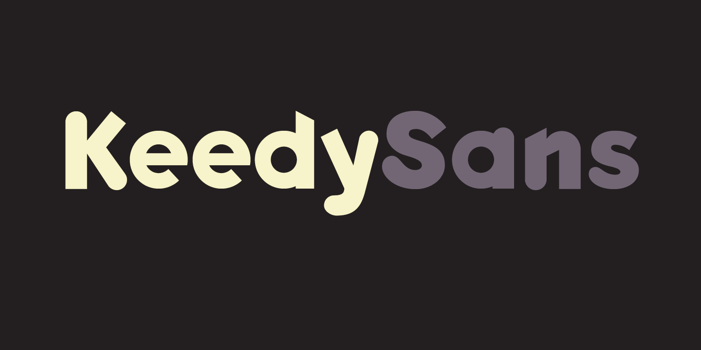 Keedy Font Sample 0