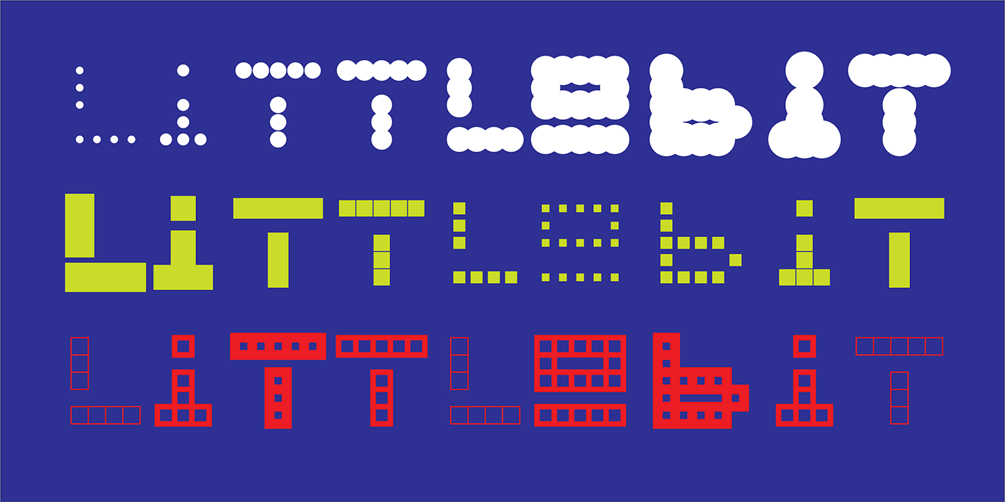 Littlebit Font Sample 5