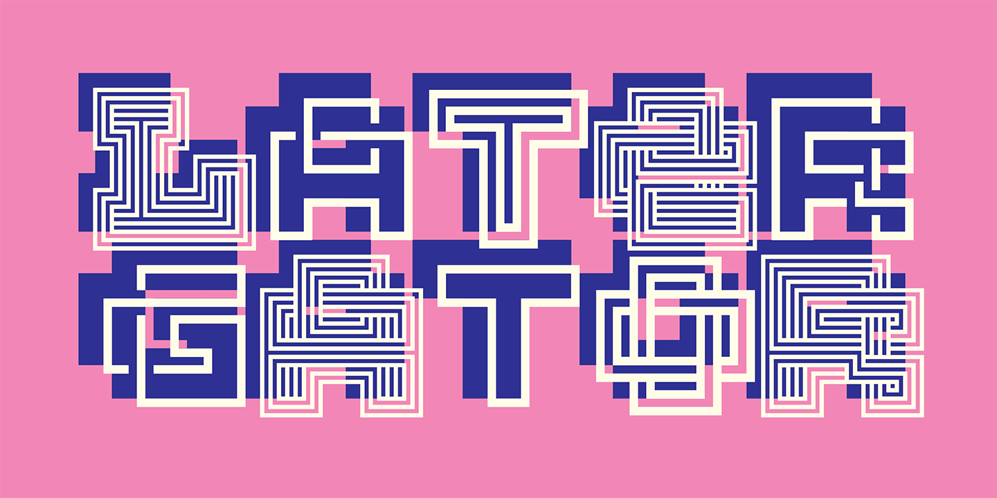 Lo-Res Monospaced Font Sample 2