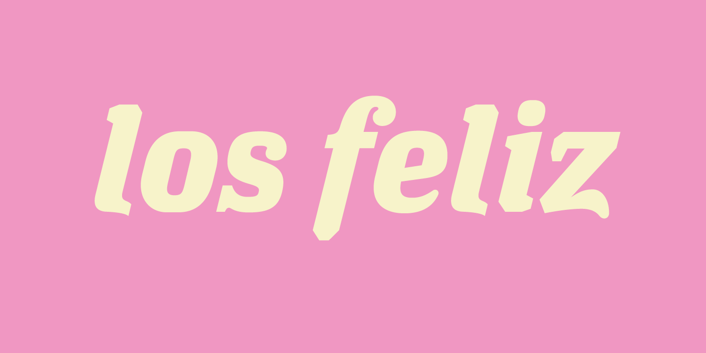 Los Feliz Font Sample 0