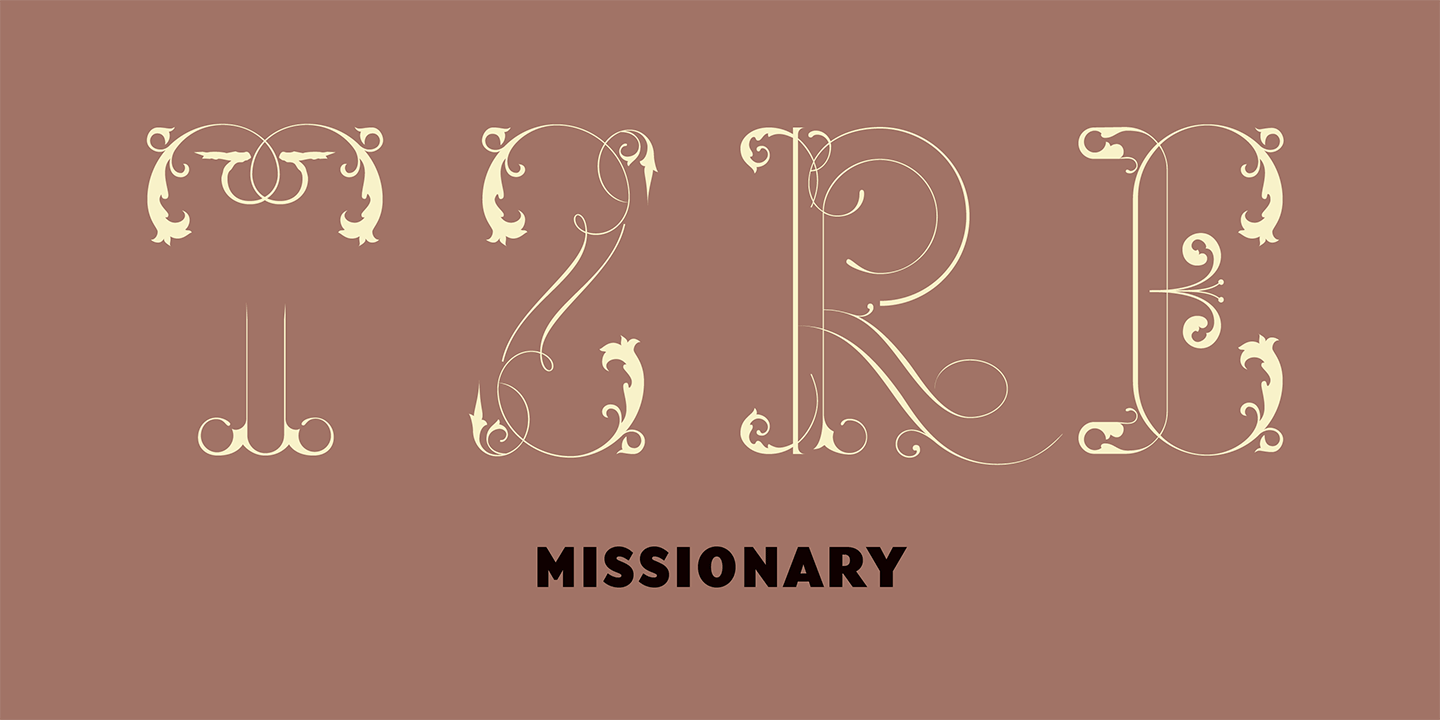 Missionary Font Sample 0