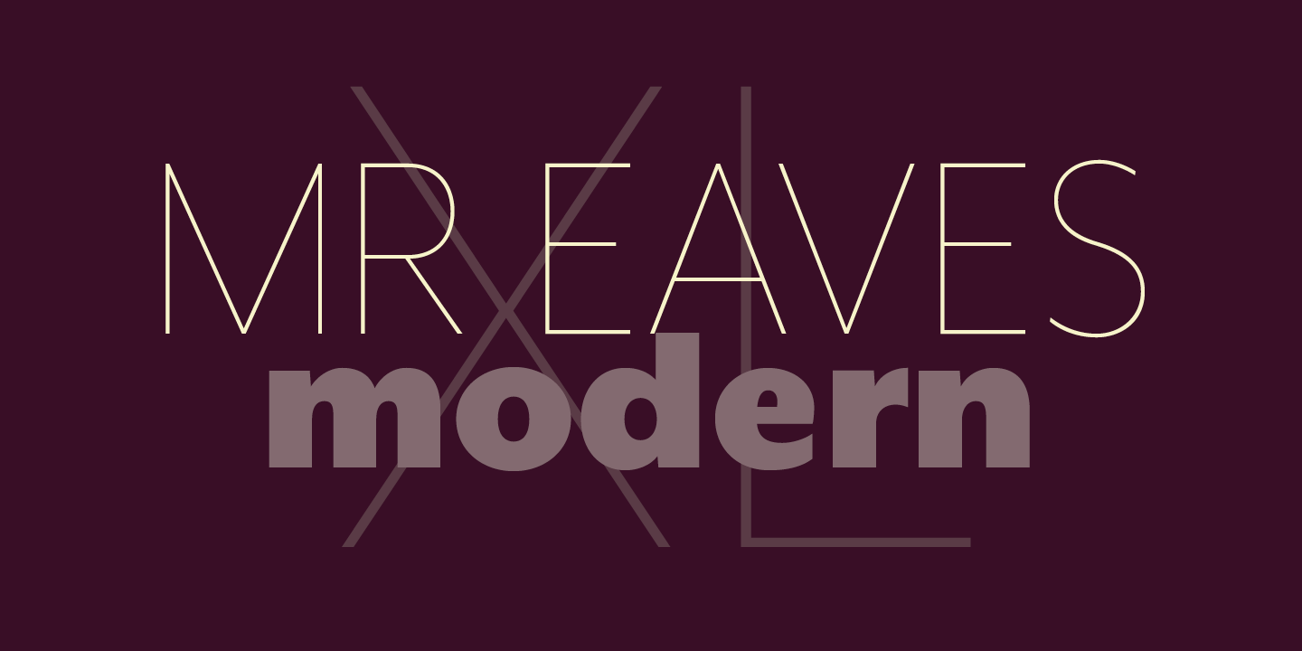 Mr Eaves XL Sans, Modern & Narrow Font Sample 4