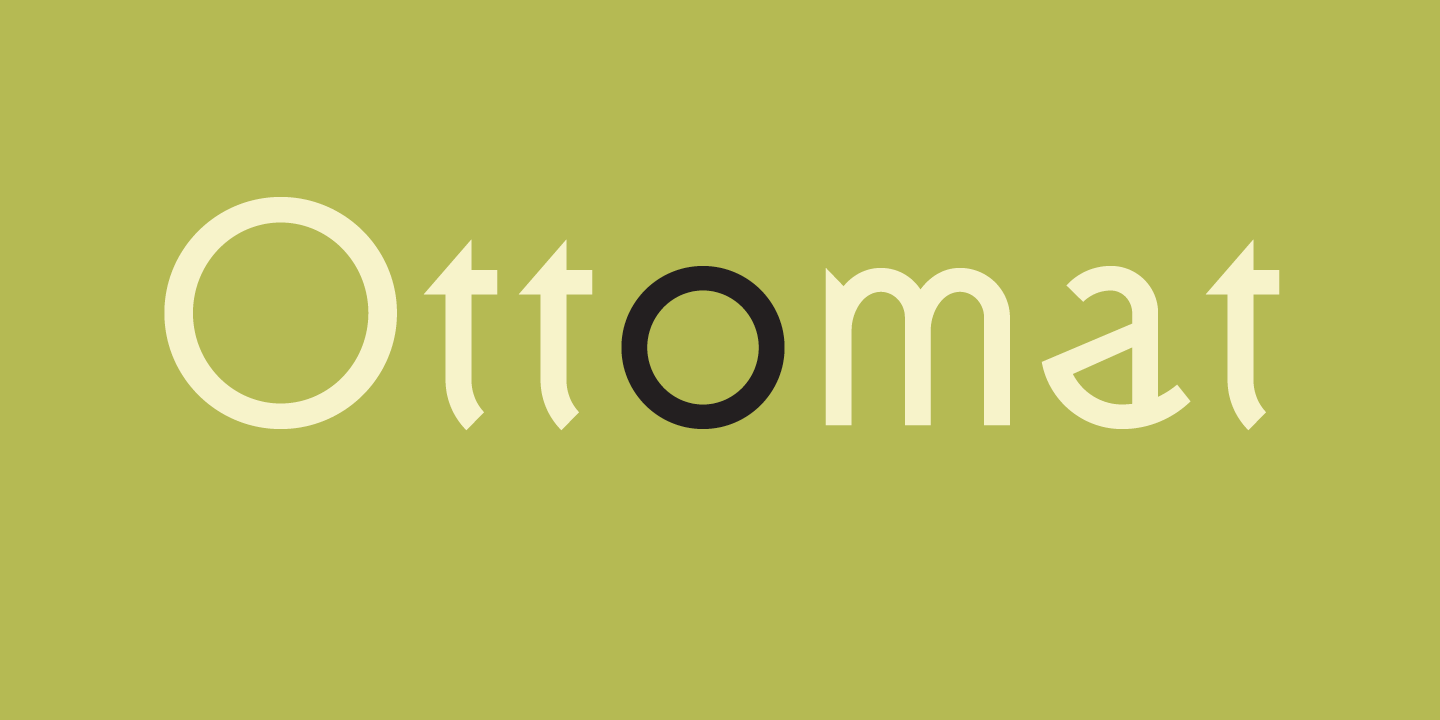 Ottomat Font Sample 0