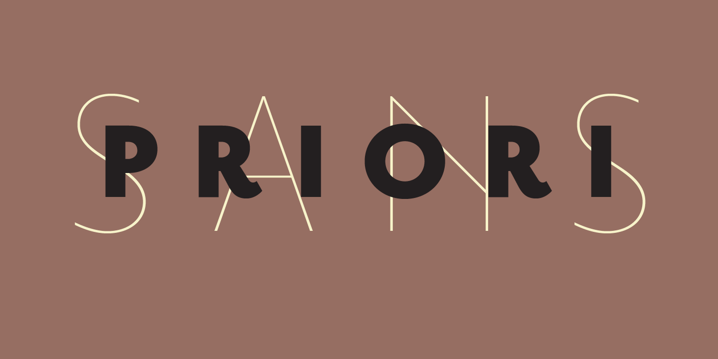 Priori Font Sample 4