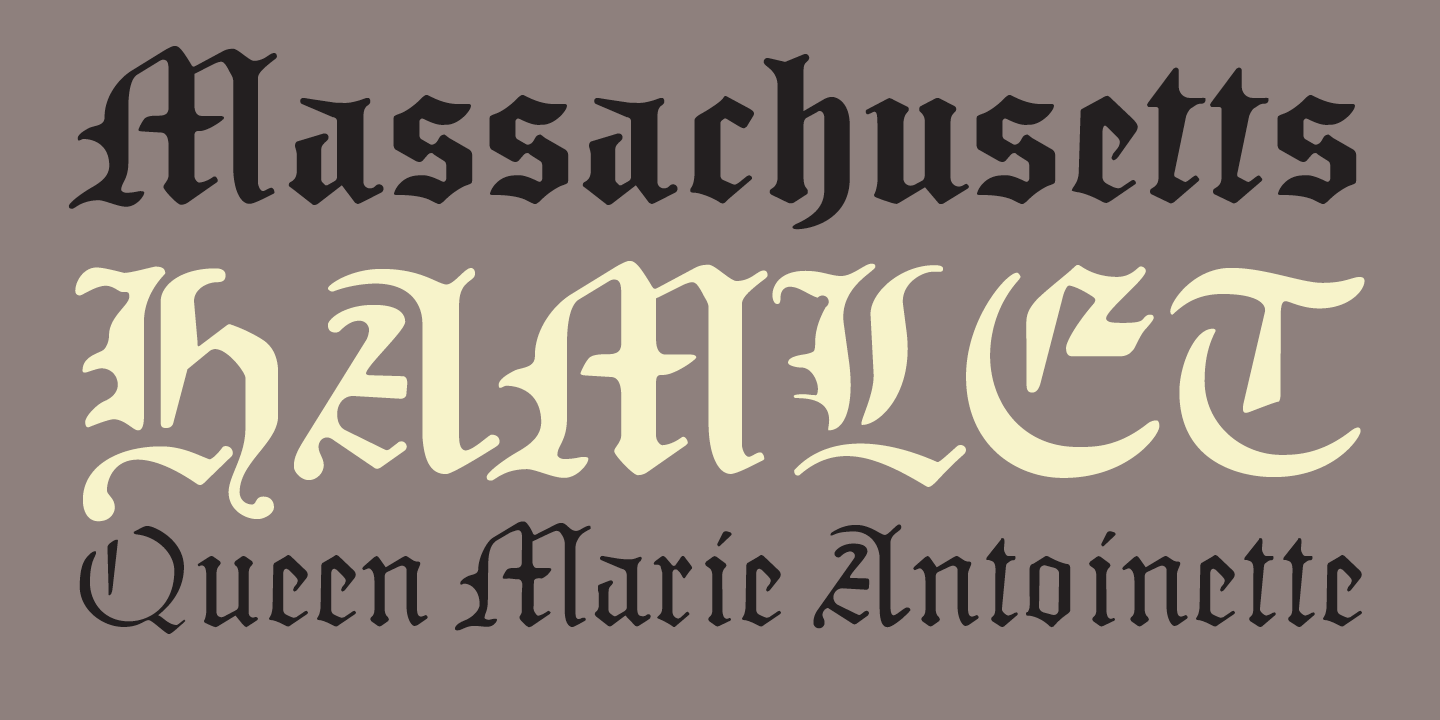 Sabbath Black Font Sample 1