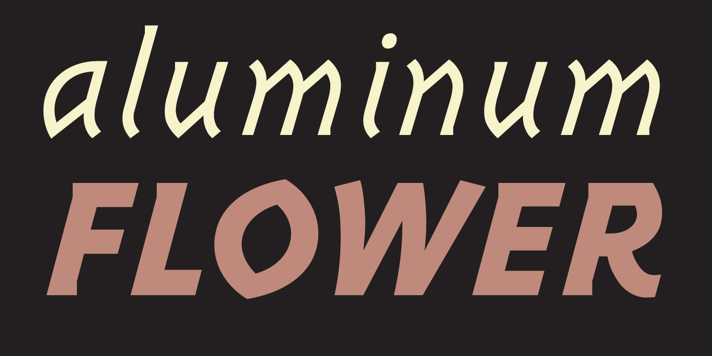 Triplex Italic Font Sample 3