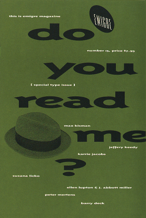 Emigre Magazine Issue 15