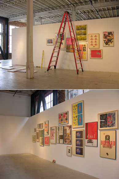 Emigre at Gallery 16 Installation