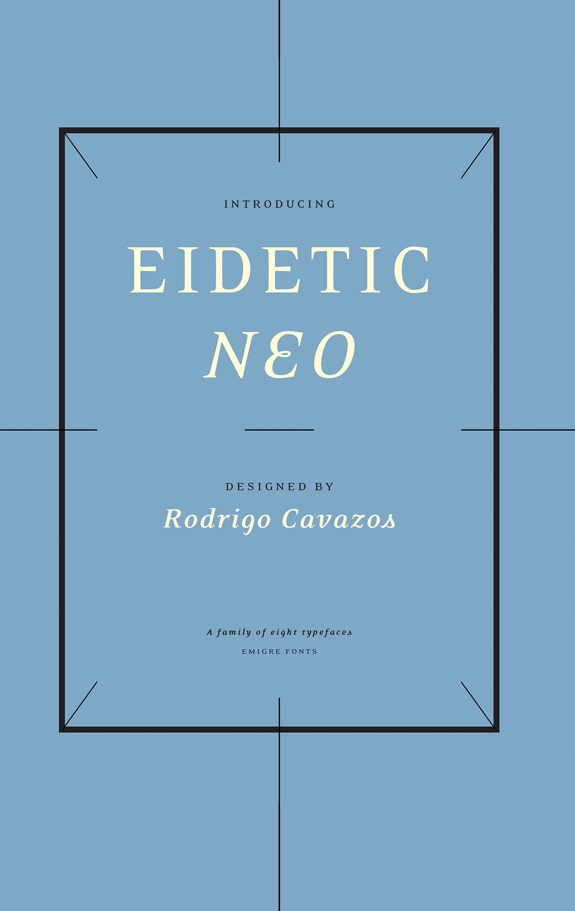 Eidetic Neo Font Specimen Catalog