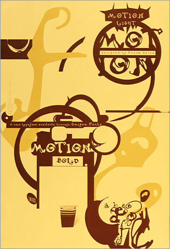 Motion Font Poster