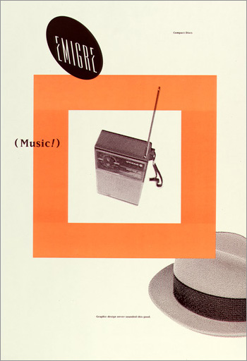Emigre Music Poster