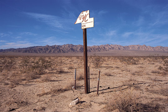 View of Coxcombs Mountains, CA, 2000