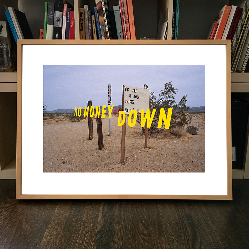 Print by Rudy VanderLans No Money Down (Digital Print) - 1
