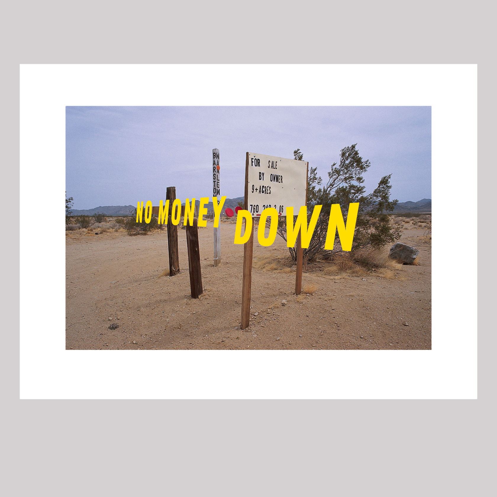 Print by Rudy VanderLans No Money Down (Digital Print) - 1