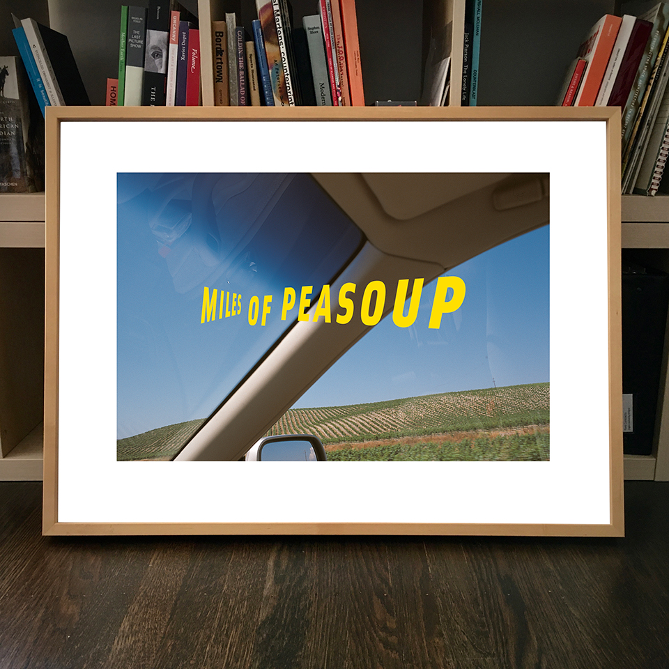 Print by Rudy VanderLans Miles of Peasoup (Digital Print) - 1